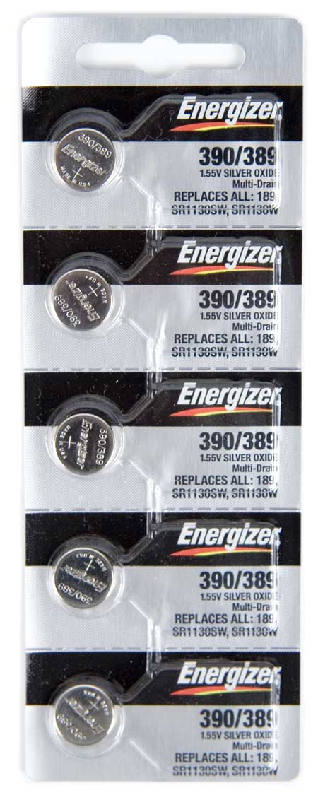 373 - SR916SW Silver Oxide Battery - 5 Batteries - by Energizer