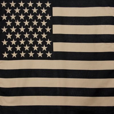 Subdued US Flag Bandana - - 22x22 - 100% Cotton