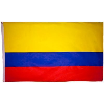 1pc Columbia Flag - 3ft x 5ft Polyester - Single 1pc - Imported