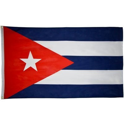 1pc Cuba Flag - 3ft x 5ft Polyester - Single 1pc - Imported