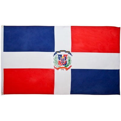 1pc Dominican Republic Flag - 3ft x 5ft Polyester - Single 1pc - Imported