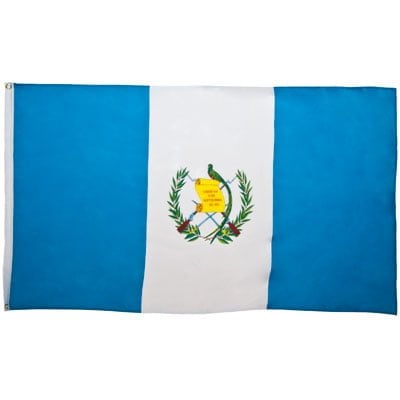 144 Guatemala Flag 3ft x 5ft Polyester - Case - 12 Dozen - Imported