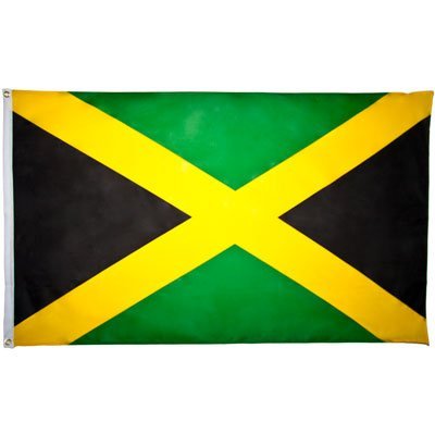 144 Jamaica Flag 3ft x 5ft Polyester - Case - 12 Dozen - Imported