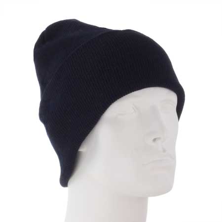 1pc Navy Blue Thinsulate Ski Hat - 40 gram - Single 1pc - Made in USA
