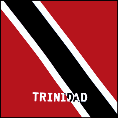 1pc Trinidad Tobago Bandana - 22x22 - 100% Cotton