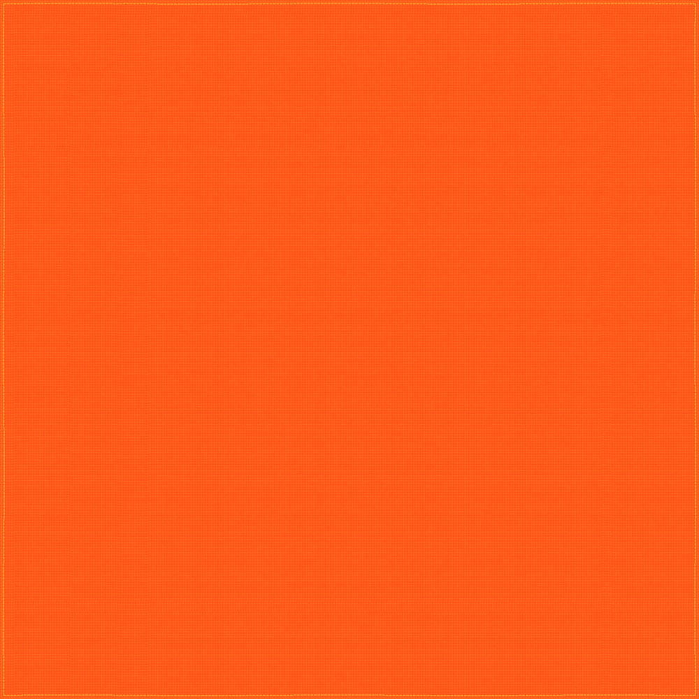 12pcs Orange Solid Color Bandana 14x14 Inches 100% Cotton