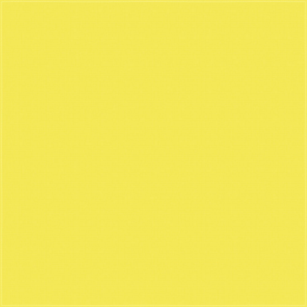 Yellow Solid Bandanas In Bulk - Dozen Packed/12 Pcs - Size 22x22 - 100% Cotton