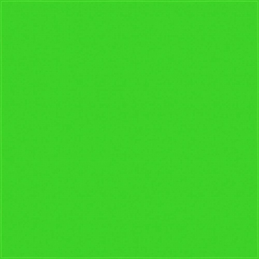 Neon Green Cotton Bandanas In Bulk - Dozen Packed/12 Pcs - Size 22x22 - 100% Cotton