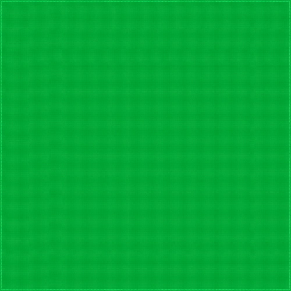 1pc Green Solid Color Bandana 27x27 Inches 100% Cotton