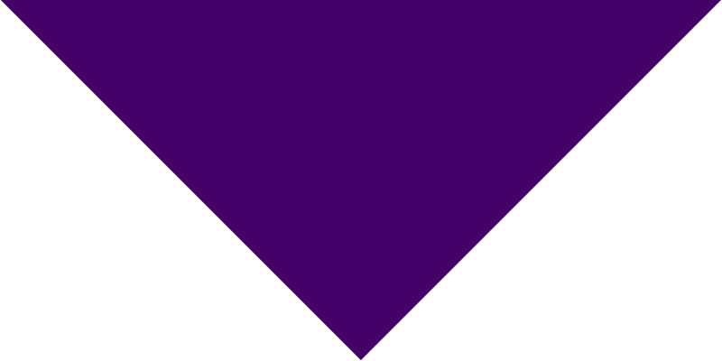 1pc Purple Solid Triangle - Dog Bandana - Size Small - 100% Cotton