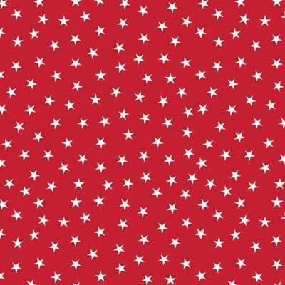 1pc Twinkle Stars Red Hav A Hank Bandana - 22x22 - Made in the USA