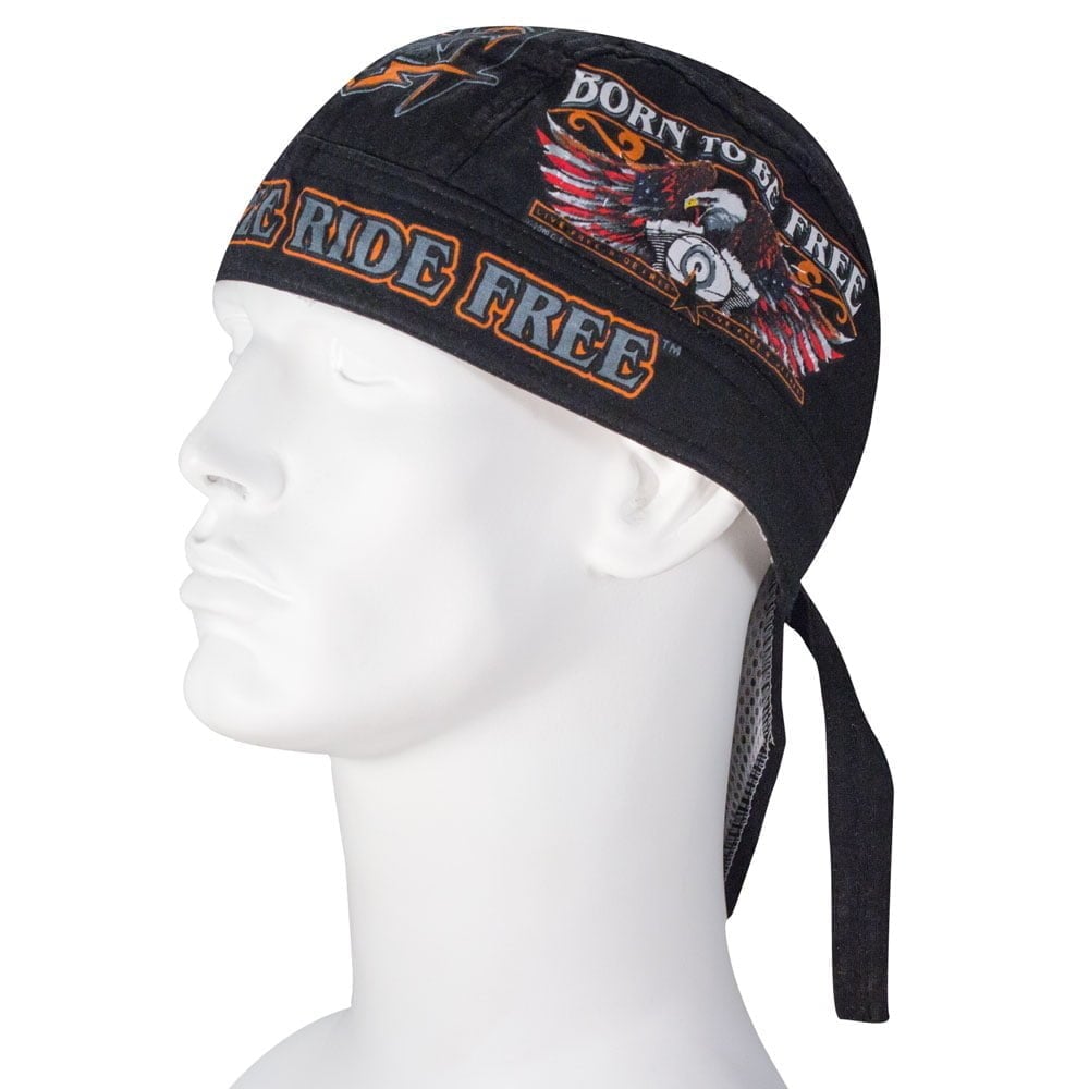 600pcs Good Sports Born To Be Free Doo Rags Wholesale by the Cases - Case - 50 Dozen