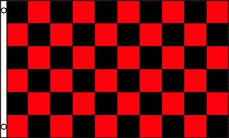 1pc Black & White Checkerboard - 3ft x 5ft Polyester - Single 1pc - Imported