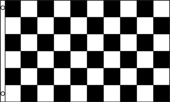 1pc Black & Red Checkerboard - 3ft x 5ft Polyester - Single 1pc - Imported