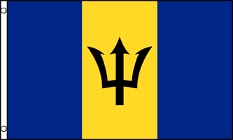 144 Barbados Flag 3ft x 5ft Polyester - Case - 12 Dozen - Imported