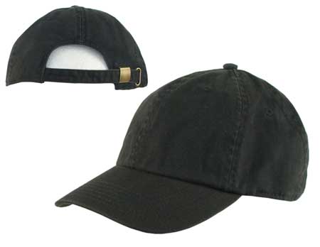 12pcs Black Plain Baseball Cotton Cap - Dad Hat - Low Profile - Stone Washed