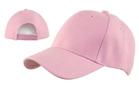 12pcs Pink Plain Baseball Hats Low Profile - Constructed - Adjustable Velcro Back - 100% Acrylic (Wool Feel) - Bulk by the Dozen - Wholesale