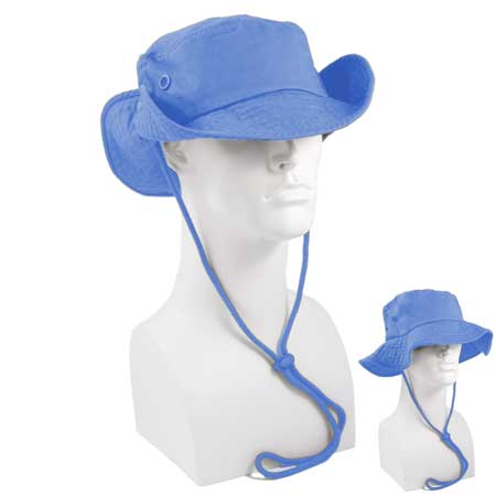 1pc Light Blue Safari Boonie Hat - Single Piece