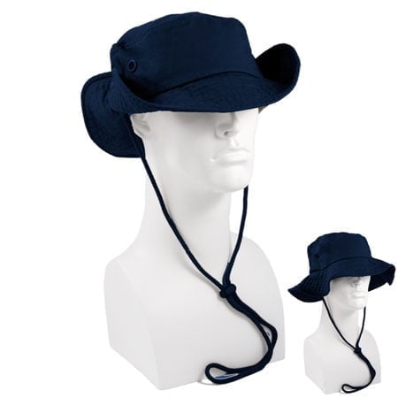 1pc Navy Blue Safari Boonie Hat - Single Piece