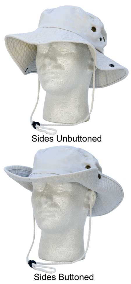 1pc Putty Safari Boonie Hat - Single Piece