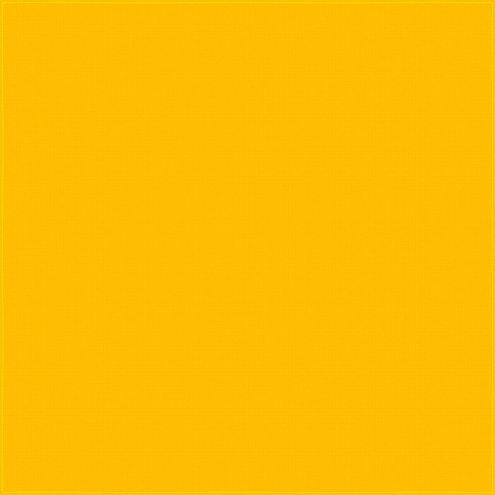 1pc Yellow Solid Handkerchief - Single 1pc 14x14