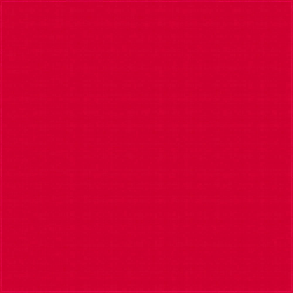 1pc Red Solid Handkerchief - Single 1pc 14x14