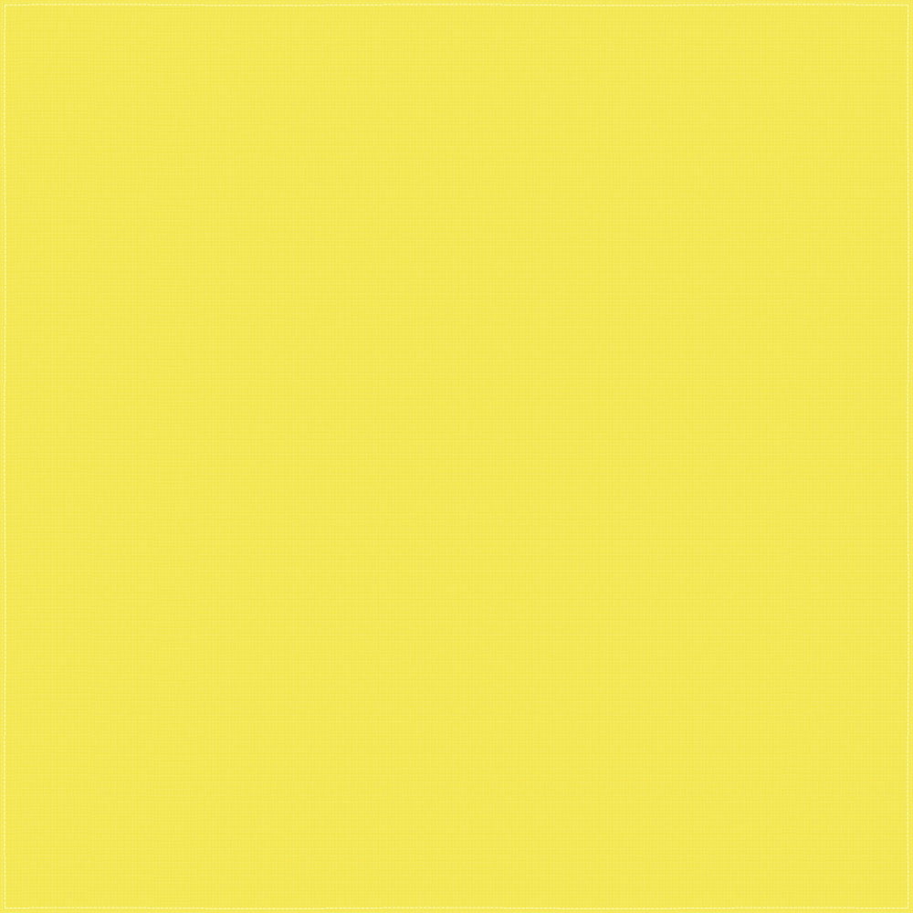 12pcs Light Yellow Solid Handkerchiefs - Dozen Packed 18x18