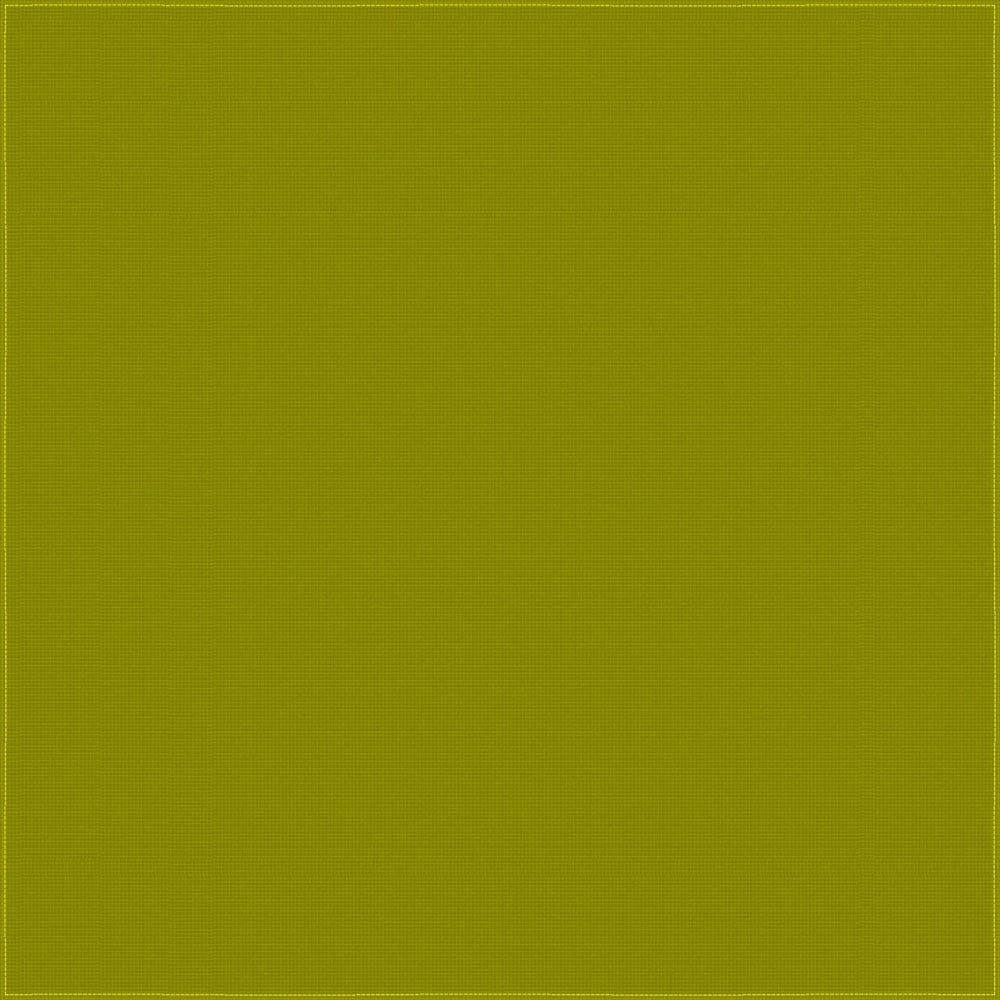 1pc Olive Green Solid Handkerchief - Single 1pc 18x18