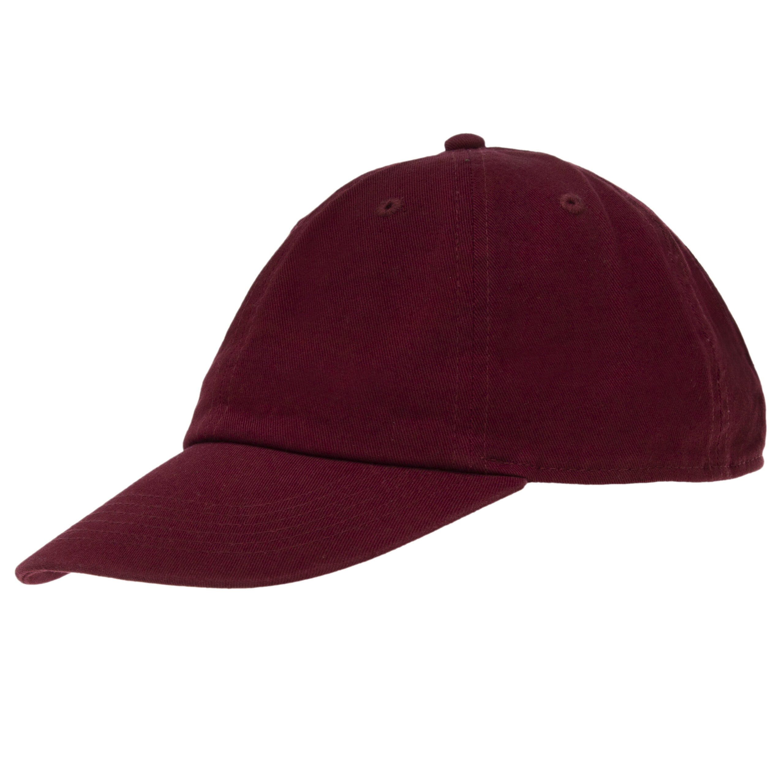 1pc Wine Baseball Cotton Cap - Dad Hat - Low Profile - Stone Washed