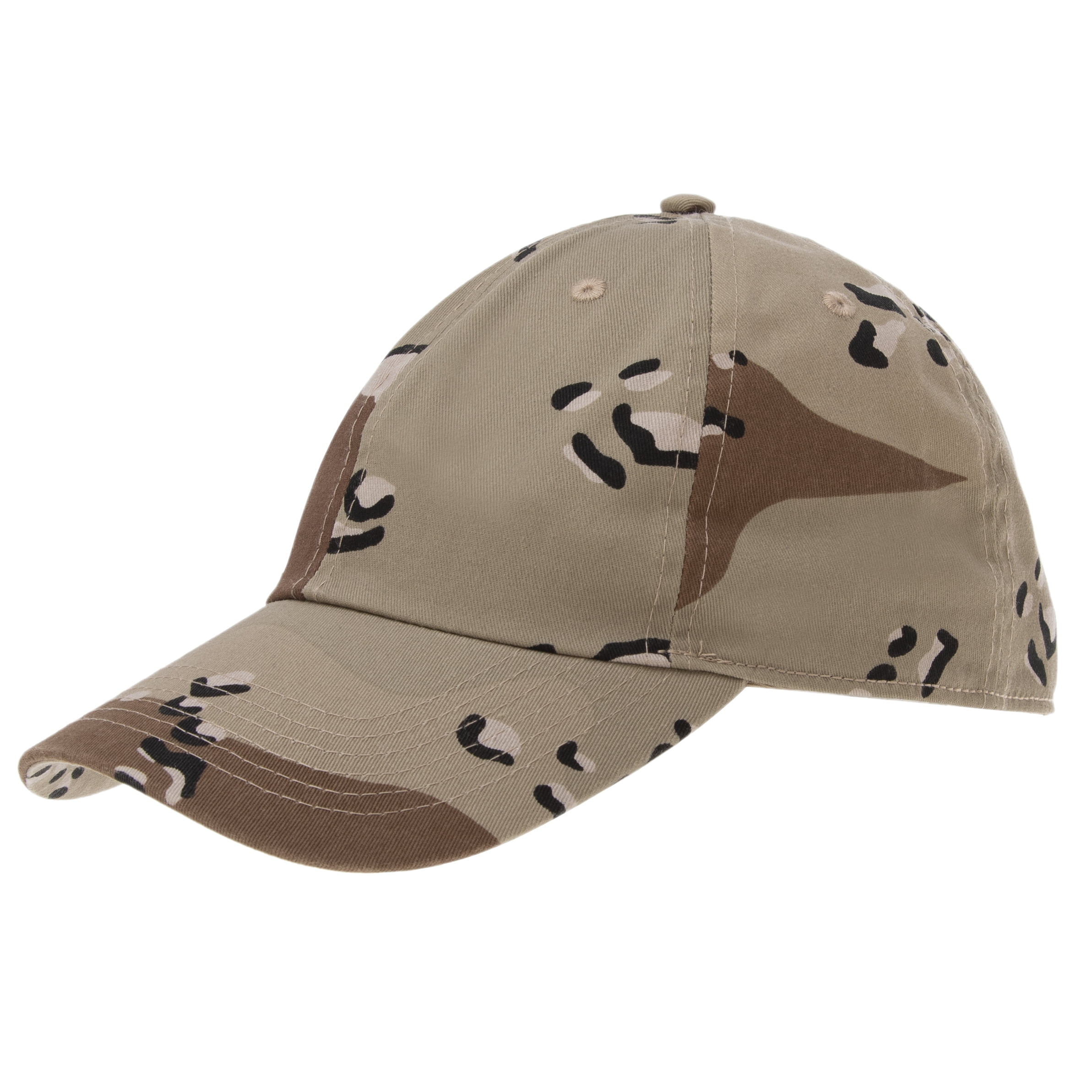1pc Desert Camo Baseball Hat Cotton Cap - Dad Hat - Low Profile - Stone Washed