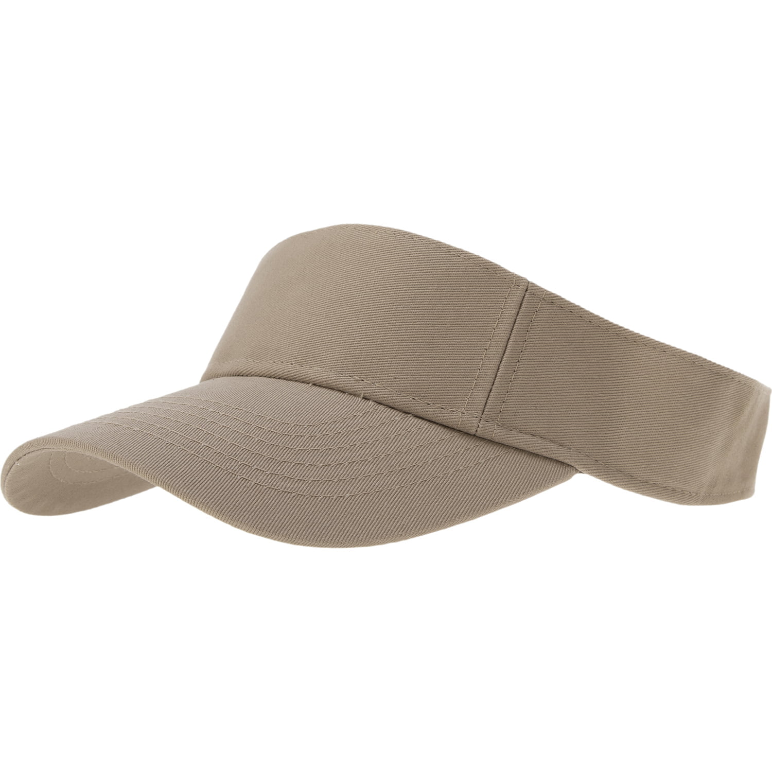 1pc Khaki Sun Visor Hat - Single Piece