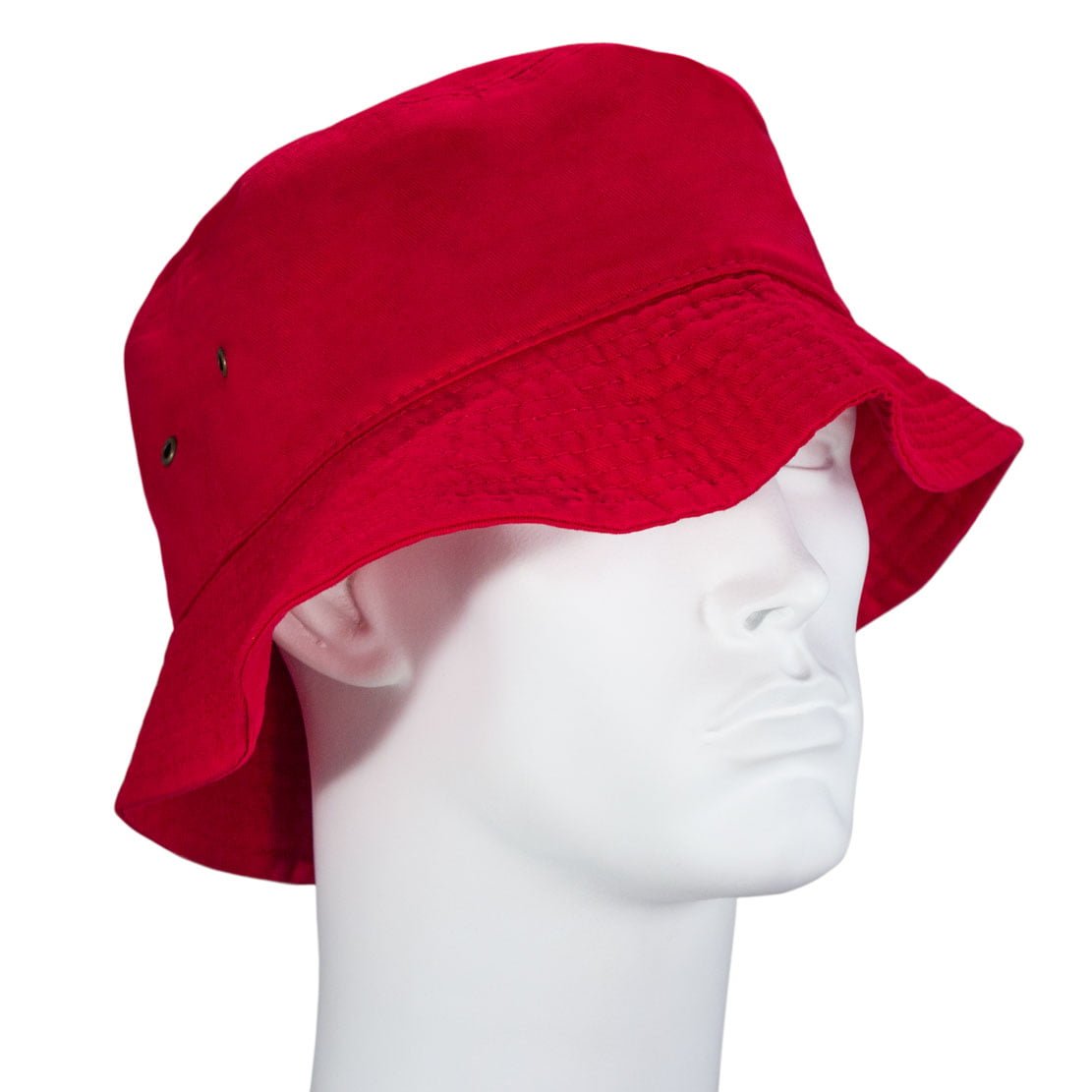 12pcs Red Bucket Hat - Dozen Packed
